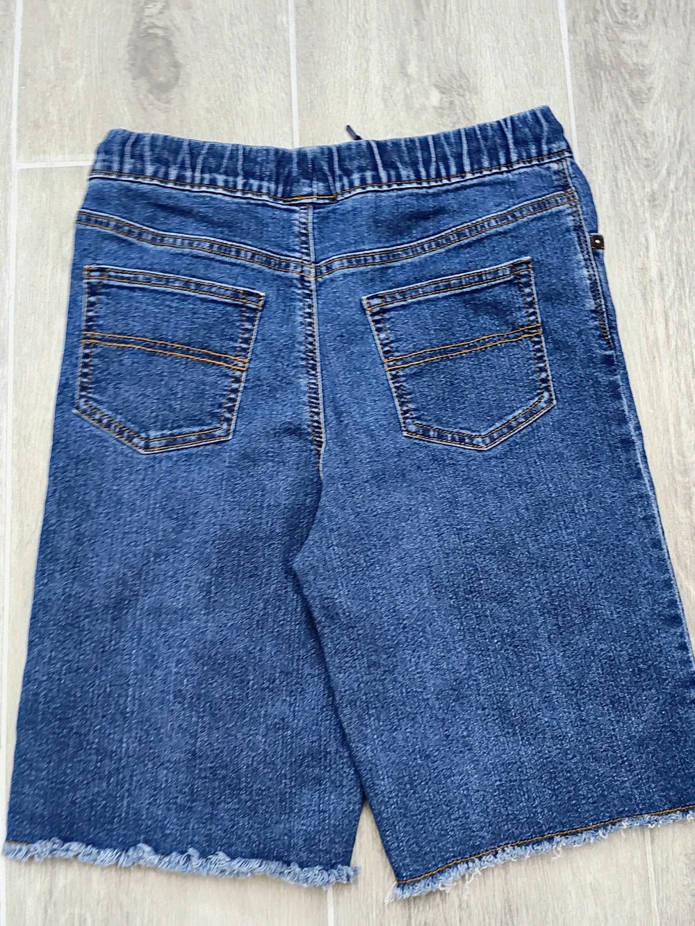 OshKosh B'gosh Blue Denim Knit-Waist Shorts
